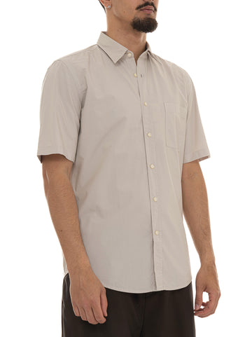Camicia cotone manica corta RELEGANT-6-short-m Beige BOSS Uomo