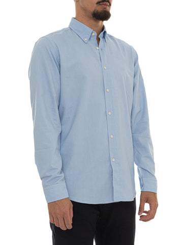 Camicia manica lunga RICKERT Celeste BOSS Uomo