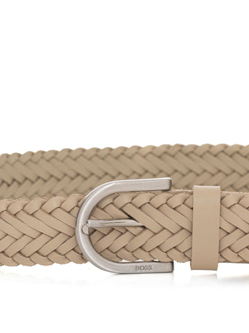 Cintura a treccia ROUL-WNL Beige BOSS Uomo