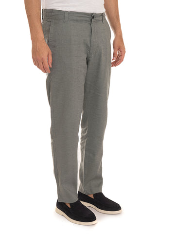 Pantaloni con la coulisse SANDERSON Grigio BOSS Uomo