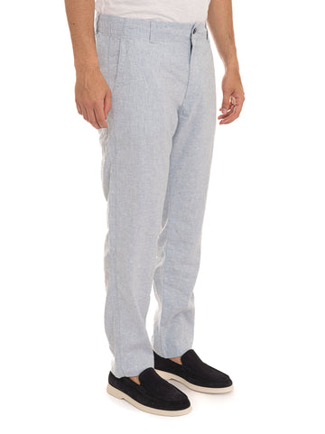 Pantaloni con la coulisse SANDERSON Celeste BOSS Uomo