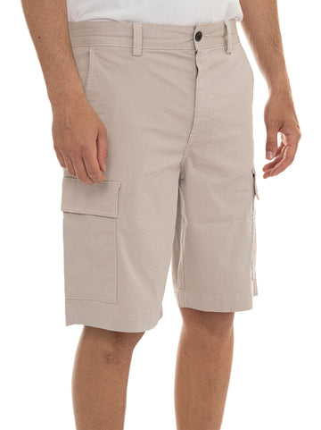 Bermuda con tasconi SISLA-CARGO Grigio chiaro BOSS Uomo