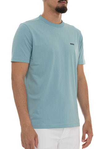 T-shirt TEE Turchese BOSS Uomo