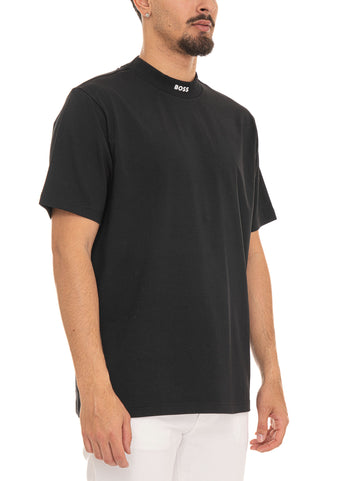 T-shirt TEE-COLLAR Nero BOSS Uomo