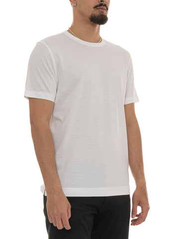 T-shirt girocollo mezza manica  THOMPSON-50 Bianco BOSS Uomo