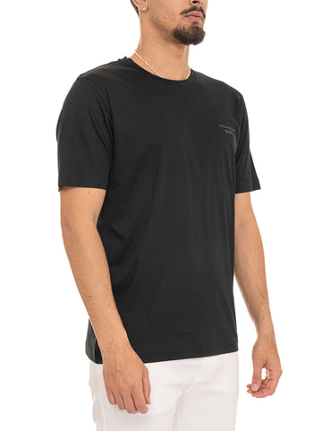 BOSS Men's TS-PS-SPIRIT-70 Black Crew Neck T-Shirt