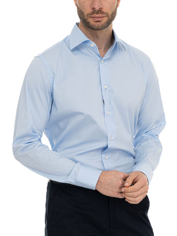 Camicia classica da uomo Celeste Canali Uomo