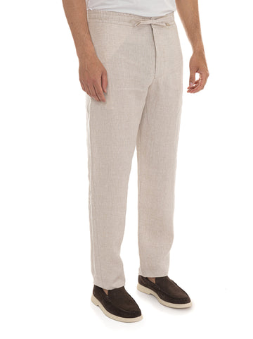Pantaloni Beige Canali Uomo