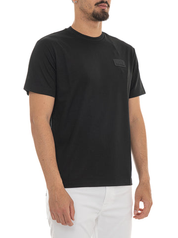 Black crew neck t-shirt EA7 Man