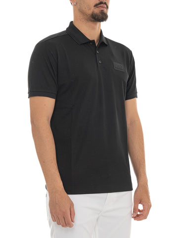 Polo in jersey Nero EA7 Uomo