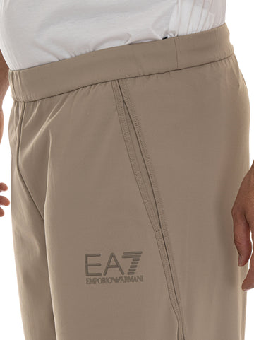 EA7 Men's Beige Jogger Trousers