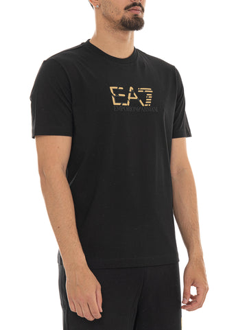 T-shirt Nero EA7 Uomo