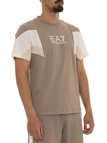 T-shirt Beige EA7 Uomo