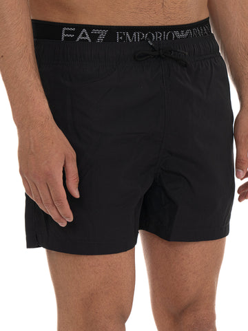 Boxer mare Nero EA7 Uomo