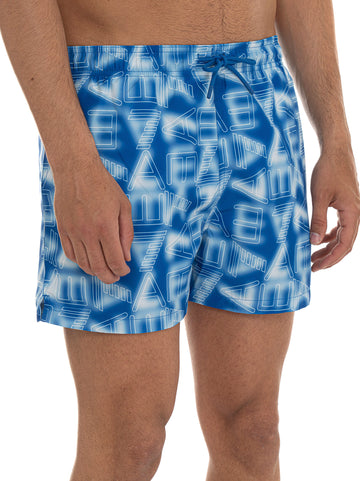 Boxer mare Azzurro EA7 Uomo