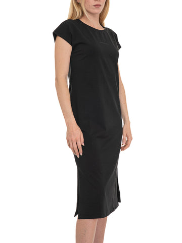 Abito Midi Nero EA7 Donna