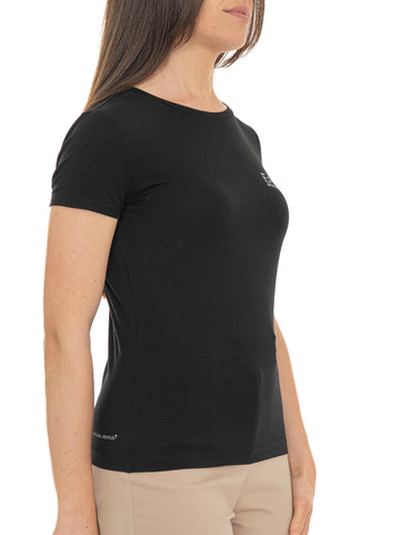 T-shirt Nero EA7 Donna