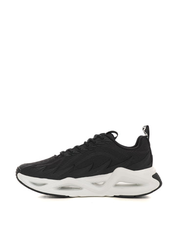 Men's EA7 Black Canvas Sneakers