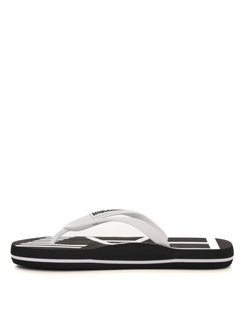 Men's Black EA7 Flip Flops