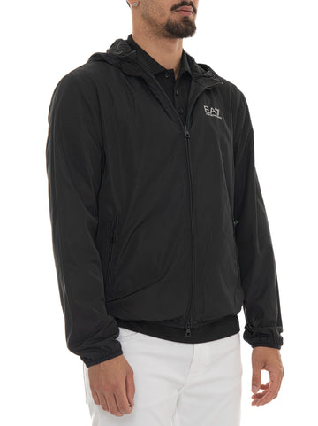 Giubbino K-way Nero EA7 Uomo