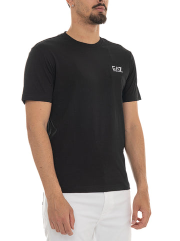 T-shirt girocollo Nero EA7 Uomo