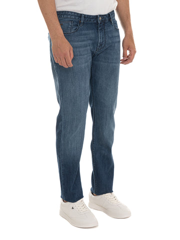 Jeans 5 tasche Denim medio Emporio Armani Uomo