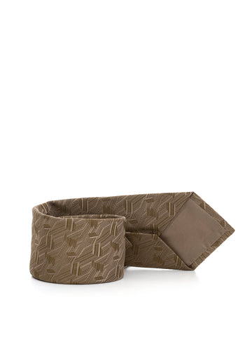 Cravatta Beige Emporio Armani Uomo
