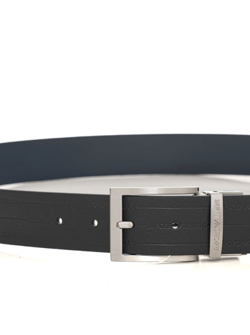 Cintura Nero-blu Emporio Armani Uomo