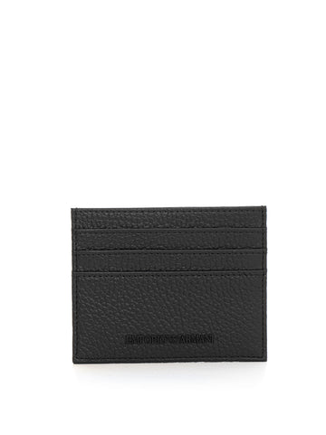 Set cintura e portacarte Nero Emporio Armani Uomo