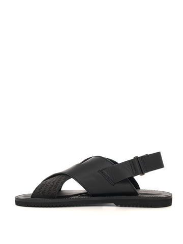 Emporio Armani Men's Black Sandal