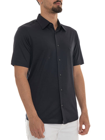 Camicia Blu Emporio Armani Uomo