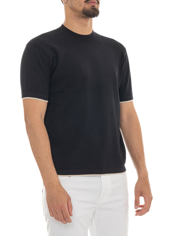 Maglia girocollo Blu Emporio Armani Uomo