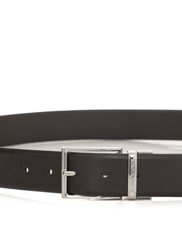 Cintura Marrone Emporio Armani Uomo