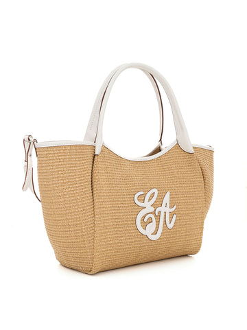 Borsa Naturale-bianco Emporio Armani Donna