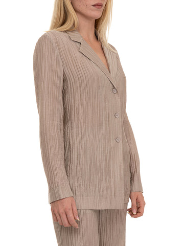 Giacca camicia Beige Emporio Armani Donna