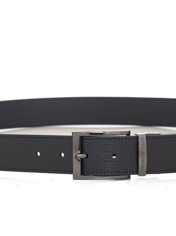 Cintura in pelle Blu Emporio Armani Uomo