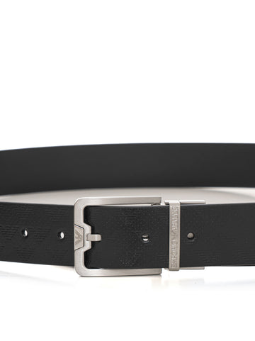 Cintura in pelle Nero Emporio Armani Uomo