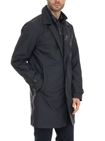 Spolverino tessuto tecnico Morning Blu Fay Uomo