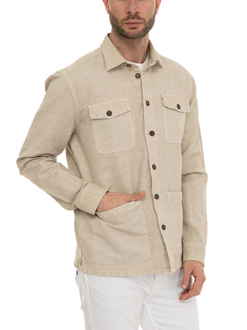 Sahariana Beige Fay Uomo