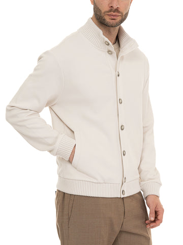 Giubbino in maglia Burro Fay Uomo