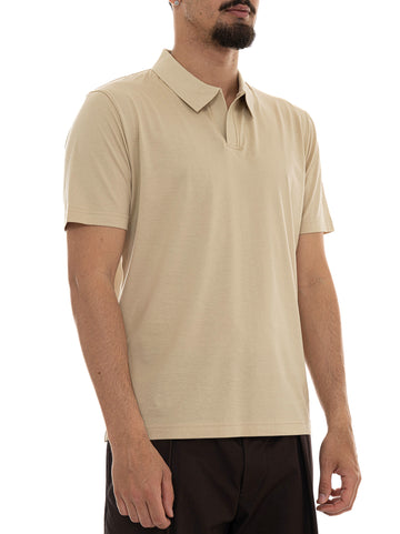 Polo senza bottoni Beige Gant Uomo