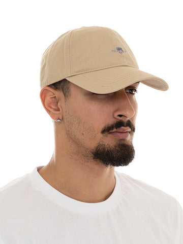 Cappello con visiera Beige Gant Uomo
