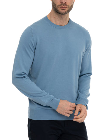 Maglia girocollo Denim Gran Sasso Uomo