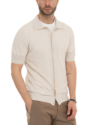 Camicia in maglia Ghiaccio Gran Sasso Uomo