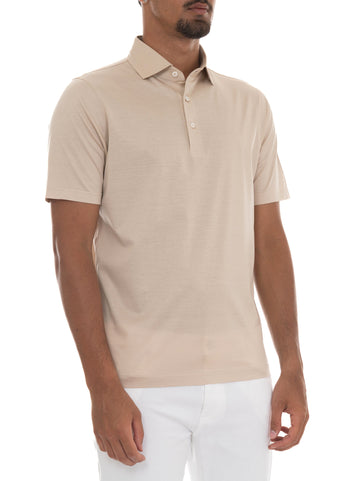 Polo Beige Gran Sasso Uomo