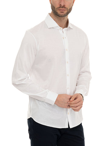 Camicia manica lunga Bianco Gran Sasso Uomo