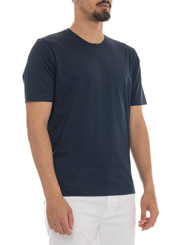 T-shirt Blu Gran Sasso Uomo