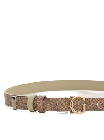 Cintura  leona logo Beige Guess Donna