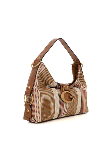 Borsa Cognac-multicolor Guess Donna