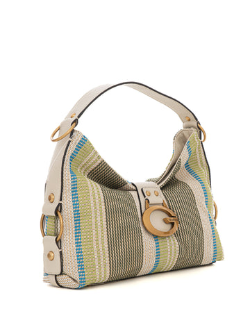 Borsa Verde-multicolor Guess Donna
